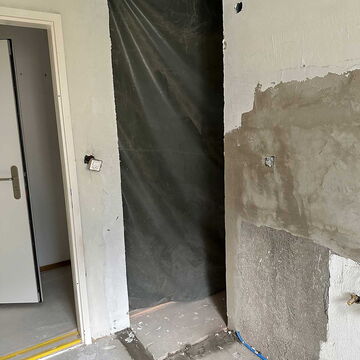 Abbruch alte Küche 3-Zimmer Wohnung
